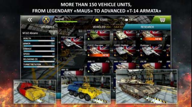 Hơn 150 chiếc xe tăng hầm hố cho bạn lựa chọn