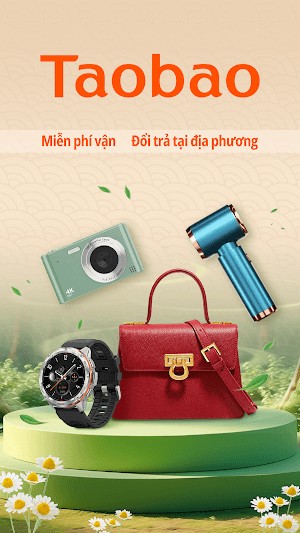 Taobao là sàn thương mại điện tử phổ biến, giúp bạn mua mọi thứ dễ dàng