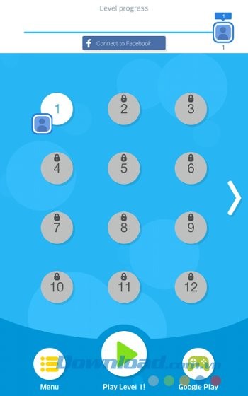 1.000 màn chơi trong game Tap Tap Dash