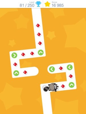 Chạm màn hình để nhảy hoặc chuyển hướng