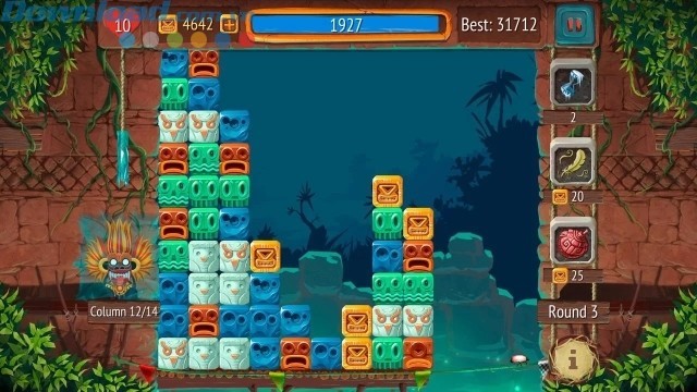 Phá các khối vuông cùng màu đứng cạnh nhau theo kiểu match 2