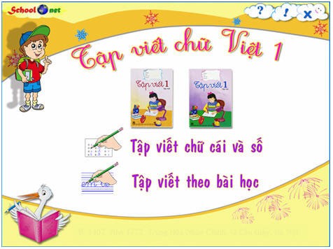 Tập viết chữ Việt 1