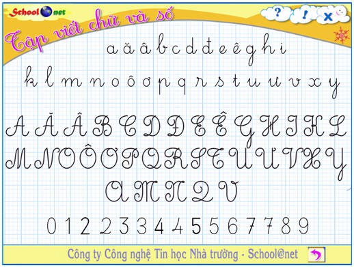 Tập viết chữ Việt 1