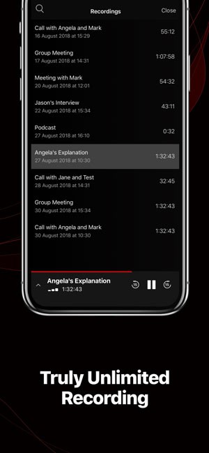 Ghi âm không giới hạn với TapeACall Pro