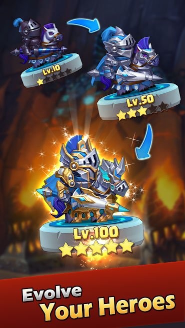 Phát triển các anh hùng để tăng cường sức mạnh