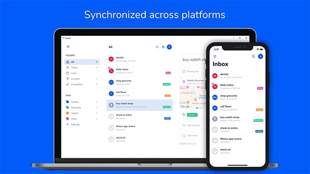 Đồng bộ dữ liệu Taskio trên dịch vụ đám mây an toàn, liền mạch