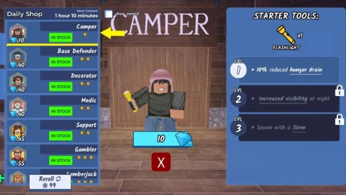 99 Nights in the Forest Classes - Full List