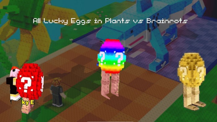 All Eggs in Plants vs Brainrots