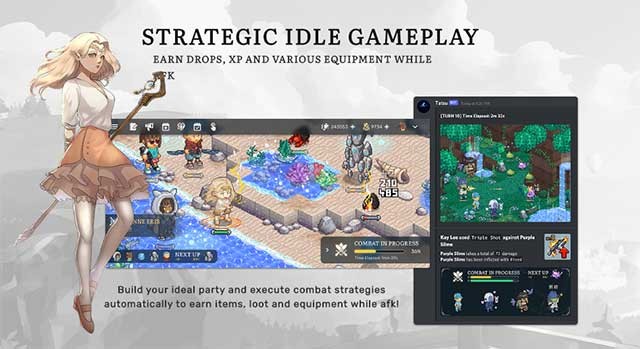 Tatsumeeko tập trung vào các yếu tố chiến lợi phẩm, xây dựng, cộng đồng,...