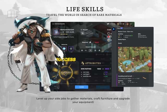 Mỗi thành viên trong nhóm sẽ có tiến trình và trang bị riêng