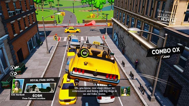 Lái taxi điên đại náo đường phố New York trong game Taxi Chaos