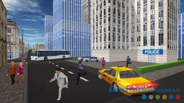 Taxi Game cho Android thách thức người chơi bằng nhiều tình huống bất ngờ trên đường phố