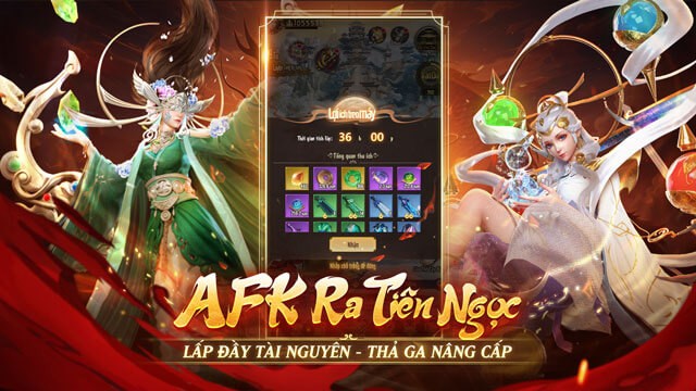 Phúc lợi hấp dẫn, offline vẫn nhận đủ tài nguyên