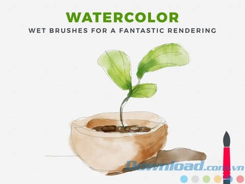 Bút vẽ phong phú