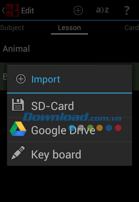TeachingMachine Vocab-Builder for Android