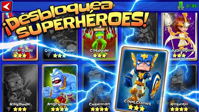 Nâng cấp các anh hùng