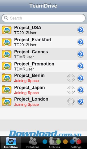 TeamDrive for iOS
