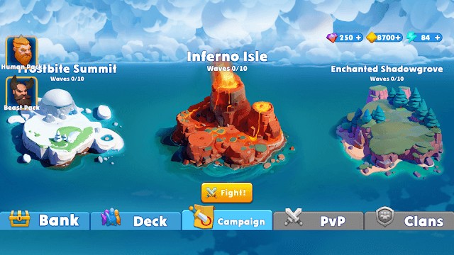 Chiến đấu bảo vệ hòn đảo của bạn trong game Teamfight Island