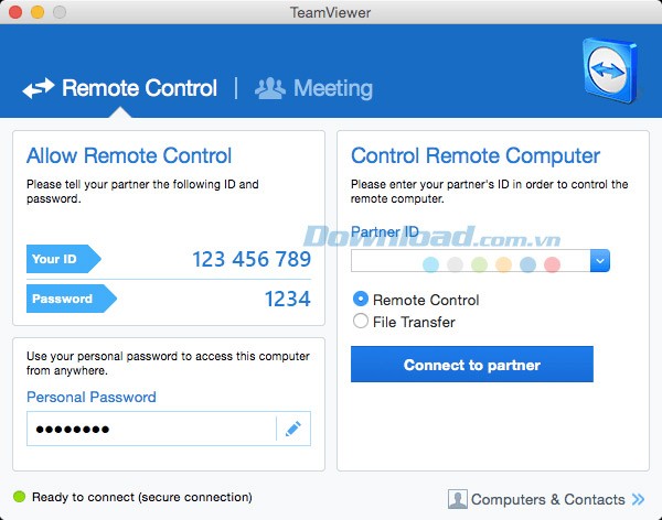 Tải TeamViewer cho Mac - Điều khiển máy Mac từ xa nhanh chóng, thuận tiện.