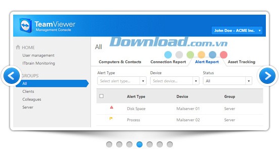 Tính năng theo dõi và giám sát