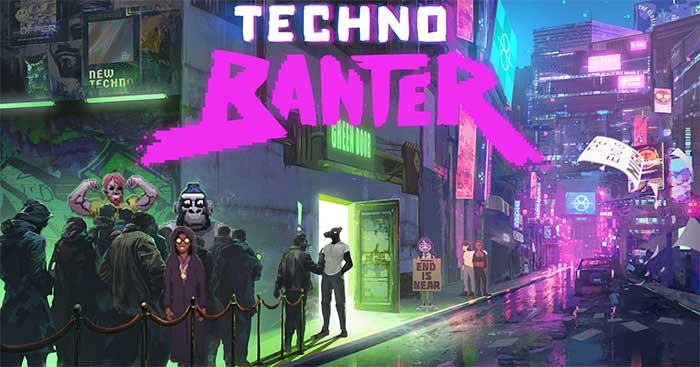 Techno Banter là game mô phỏng nhân viên gác cửa hộp đêm