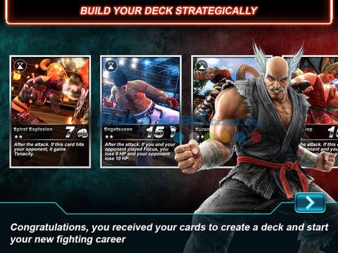 Tekken Card Tournament cho iOS