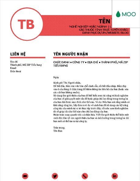 Thư xin việc chuyên nghiệp