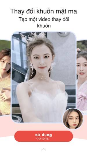 Tempo có tính năng hoán đổi khuôn mặt giống FacePlay