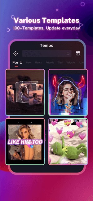 Hàng trăm template khác nhau