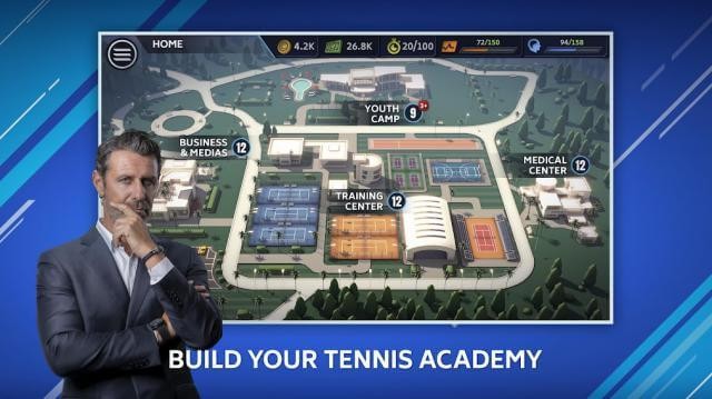 Xây dựng học viện quần vợt của riêng bạn trong Tennis Manager 2021
