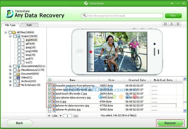 Tenorshare Any Data Recovery Free