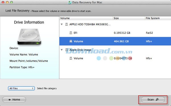 Tenorshare Data Recovery cho Mac