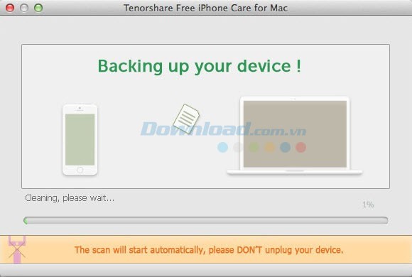 Tenorshare Free iPhone Care cho Mac