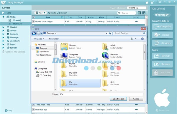 Tenorshare iAny Manager