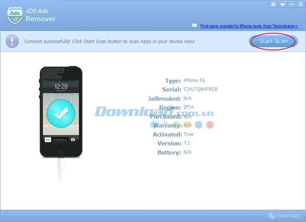 Tenorshare iOS Ads Remover
