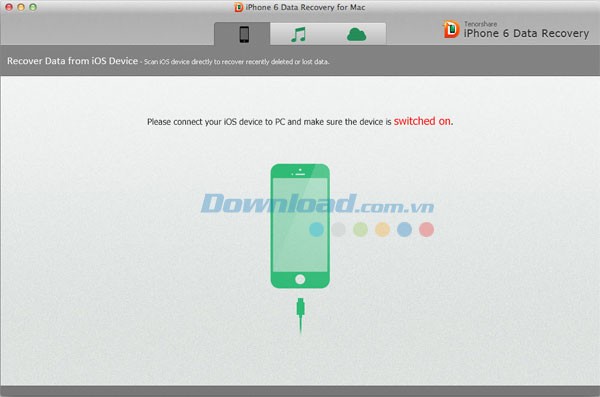 Tenorshare iPhone 6 Data Recovery for Mac