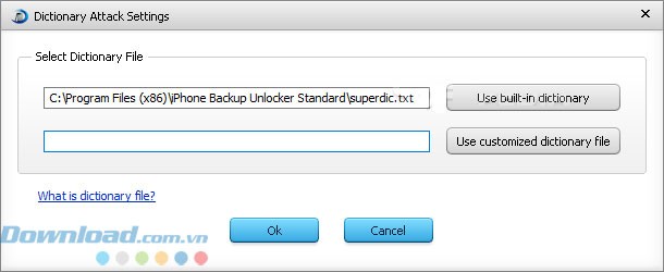 Sử dụng Dictionary Attack