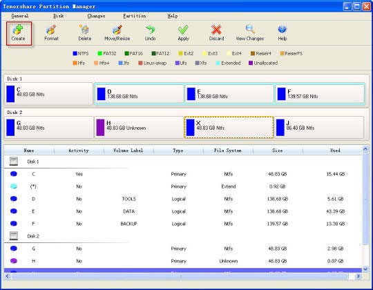 Tenorshare Partition Manager