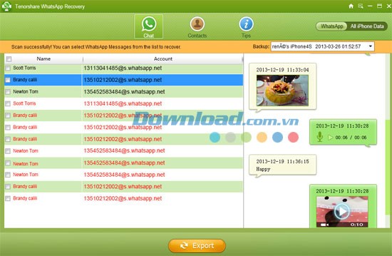 Tenorshare WhatsApp Recovery