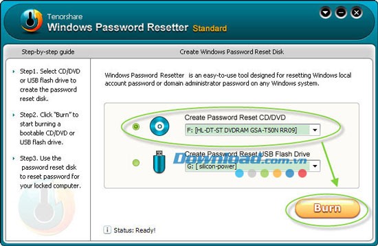 Tenorshare Windows Password Reset