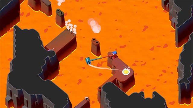 Các bàn chơi trong Tentacle Tango game có độ khó tăng dần với số lượng chướng ngại vật tăng lên