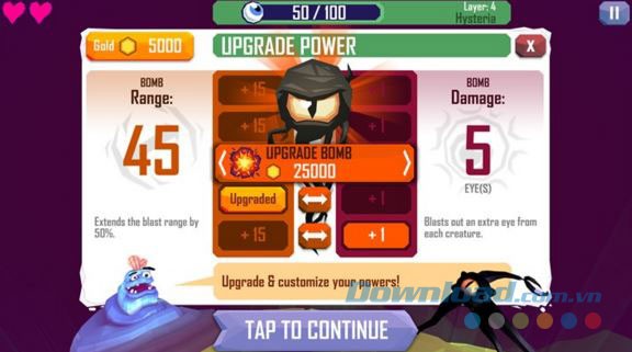 Nâng cấp không ngừng các vũ khí