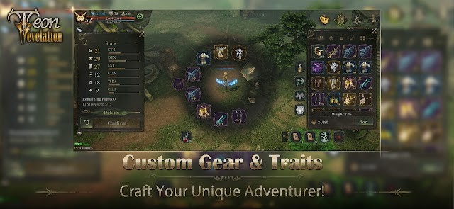 Tùy chỉnh trang bị và các đặc điểm, tạo ra một nhà thám hiểm độc đáo của riêng bạn