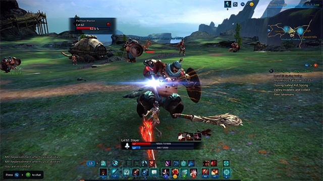 Gameplay đánh quái nhanh và sôi động