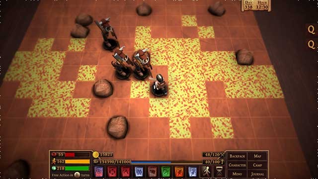 Hệ thống chiến đấu theo lượt theo phong cách Roguelike đích thực