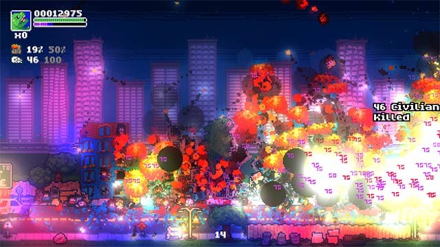 Game Terror of Hemasaurus kết hợp cơ chế vật lý thực với hiệu ứng cháy nổ mãn nhãn