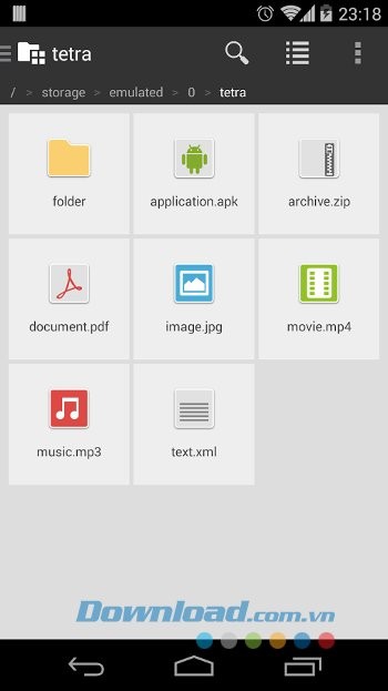 Quản lý file hiệu quả với Tetra Filer Free