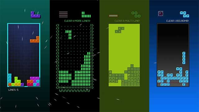 Trải nghiệm trò chơi Tetris mới mang tên Tetris Time Warp