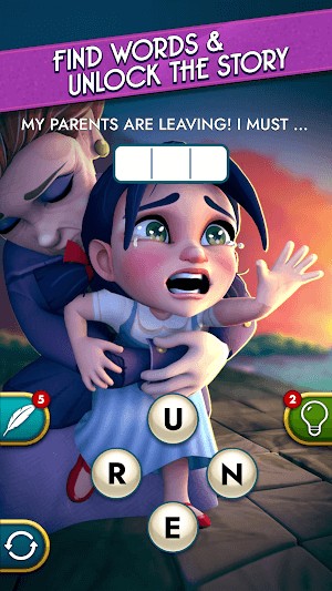 Text Express Word Adventure là game tìm từ tiếng Anh có câu chuyện cuốn hút