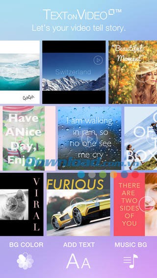 Text on Video Square Free for iOS